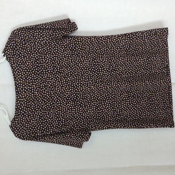 🍉 Ann Taylor Cowl Neck Polka Dot Blouse Size Small - Picture 4 of 4